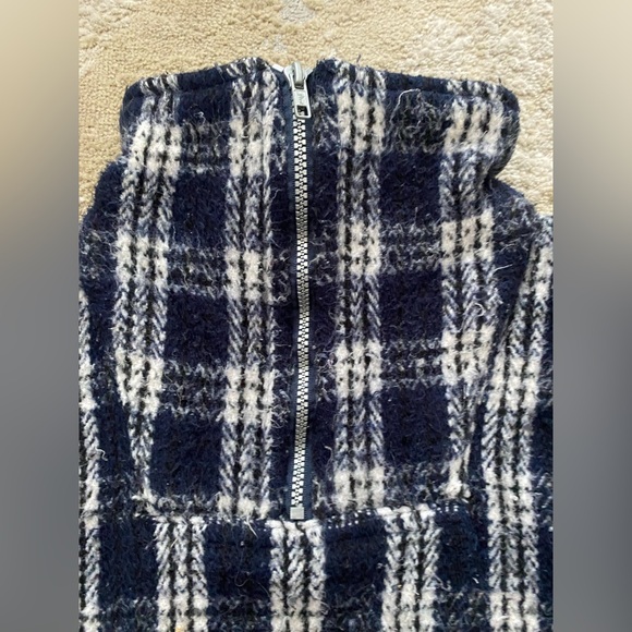 Rare Vintage Ron Jon Surf Shop Heavy Beach 1/4 Sweatshirt Zip Blue White XL - Picture 7 of 12